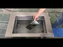 SUS304 pembersih ultrasonik industri yang dapat disesuaikan