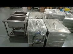 Lihat Demo Pembersih Suku Cadang Ultrasonik Industri yang Dapat Disesuaikan Stainless Steel 96L 3000W